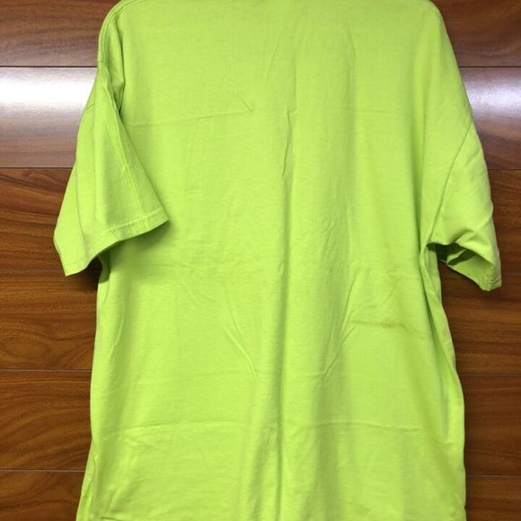 Vintage Winnie The Pooh T shirt Sz X Large Women's Neon Green Embroidered - Picture 2 of 5